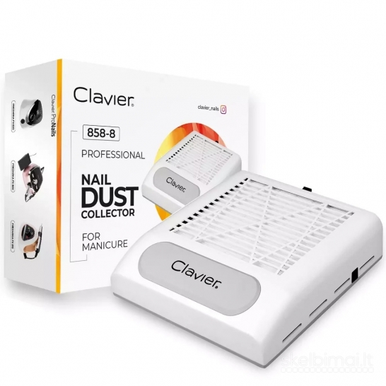 Clavier 858-8 nagų dulkių surinkėjas, 80 W