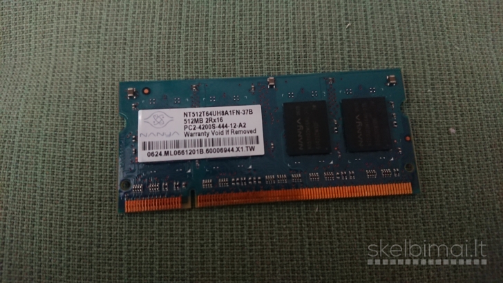 Ivairus senu laptop RAM