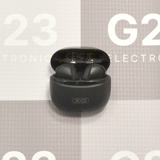 1803 Bluetooth ausinės XO Mini Jade Crystals su įkrovimo dėklu G23.LT
