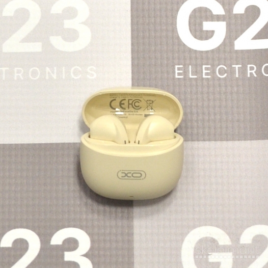 1803 Bluetooth ausinės XO Mini Jade Crystals su įkrovimo dėklu G23.LT