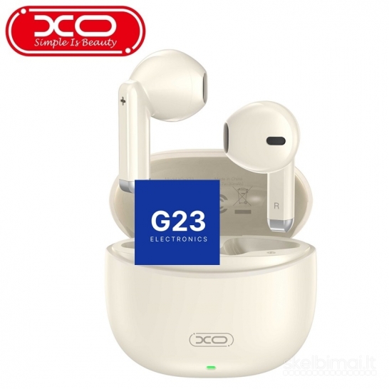 1803 Bluetooth ausinės XO Mini Jade Crystals su įkrovimo dėklu G23.LT