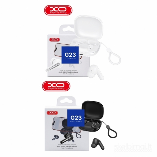 1805 Bluetooth ausinės XO Holder Pods ANC ir ENC WWW.G23.LT