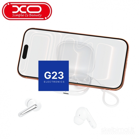 1805 Bluetooth ausinės XO Holder Pods ANC ir ENC WWW.G23.LT