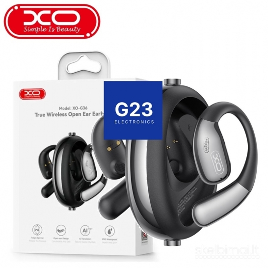 1806 Bluetooth ausinės XO Open Ear su kabliais ausims WWW.G23.LT