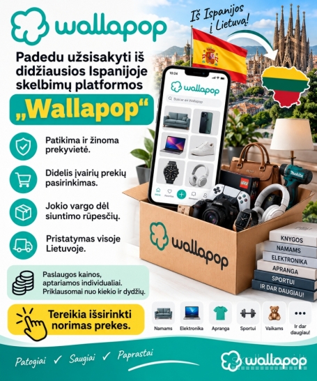 Pagalba perkant iš Wallapop