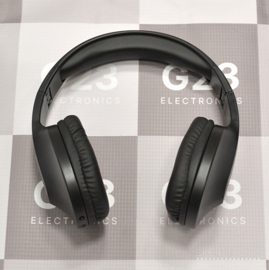 1810 Bluetooth ausinės XO ant ausų sulankstomos juodos spalvos WWW.G23.LT
