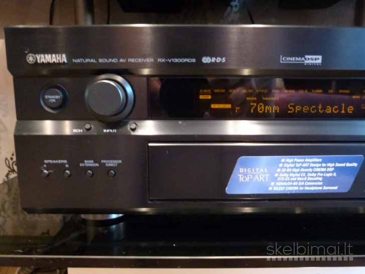 YAMAHA RX-V1300RDS Digital Home Theater Receiver. DTS 6.1. DTS Neo.