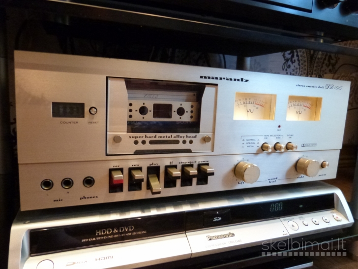 MARANTZ SD1015 Stereo Cassette Deck. 1980m. Geros būklės.