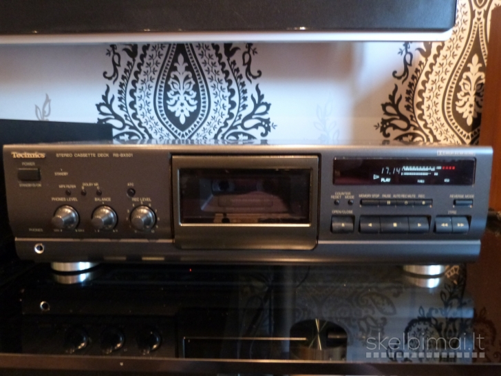 TECHNICS RS-BX501 Stereo Cassette Deck. Auto Reverse. Made in Japan.