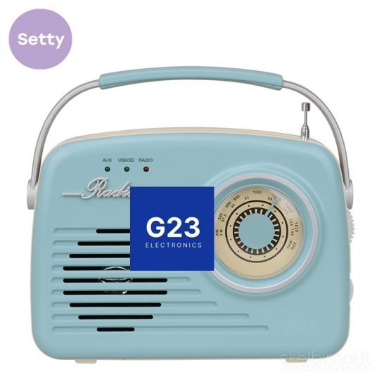 1813 Radijo imtuvas (radija) Setty Retro WWW.G23.LT