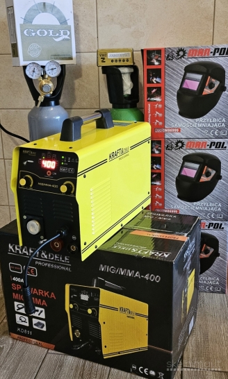Suvirinimo aparatas pusautomatis Kraftdele-400a syn