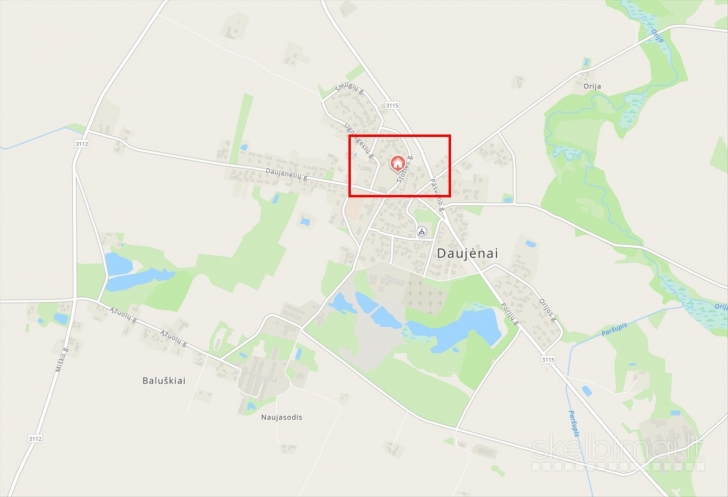 Išnuomojamas namas Stoties g. 3, Daujėnų mst.,Pasvalio raj.