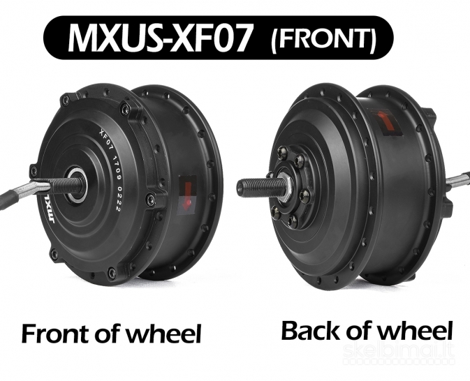 Naujas Priekinis El. Dviračio Variklis MXUS XF07 250W 36V