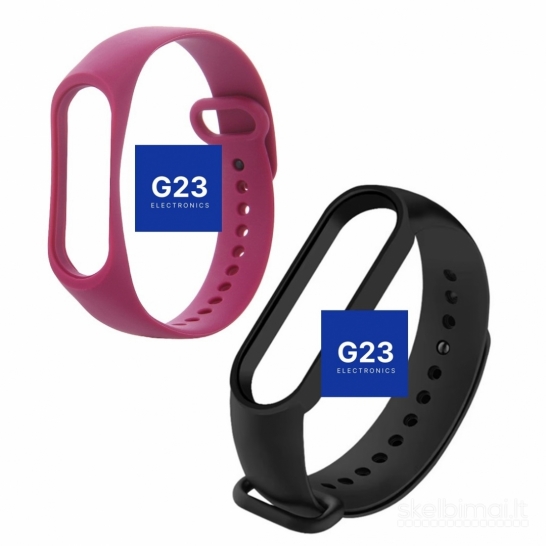 1818 Apyrankė dirželis Xiaomi Mi Band 3, Xiaomi Mi Band 4 apyrankėms WWW.G23.LT