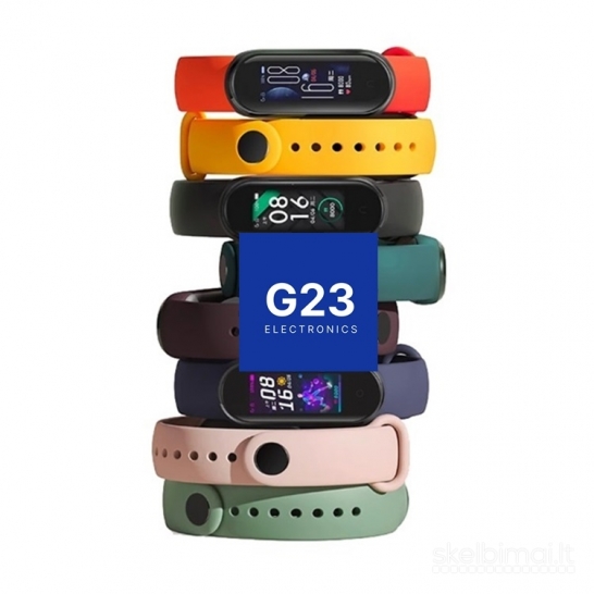 1818 Apyrankė dirželis Xiaomi Mi Band 3, Xiaomi Mi Band 4 apyrankėms WWW.G23.LT