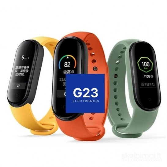 1818 Apyrankė dirželis Xiaomi Mi Band 3, Xiaomi Mi Band 4 apyrankėms WWW.G23.LT