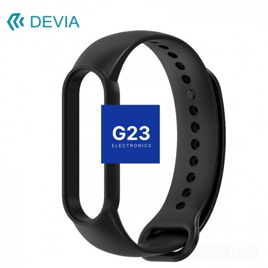 1819 Apyrankė dirželis Xiaomi Mi Band 5, Mi Band 6, Mi Band 7 apyrankėms Devia