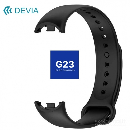 1820 Apyrankė dirželis Xiaomi Mi Band 8, Mi Band 9, Mi Band 10 apyrankėms Devia