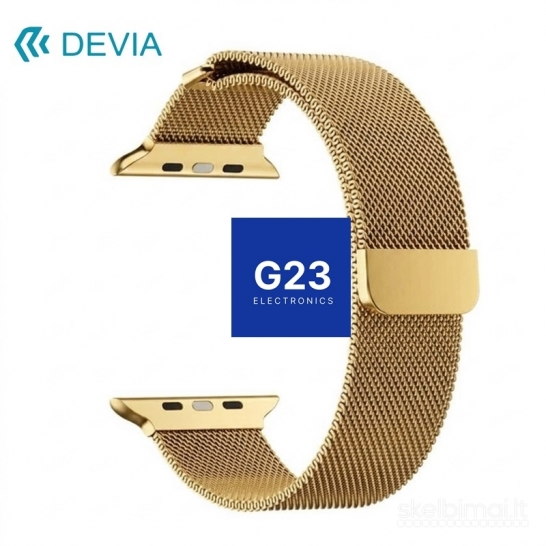 1821 Apyrankė dirželis Devia Elegant Milanese Apple Watch 38 / 40 / 41 / 42 mm
