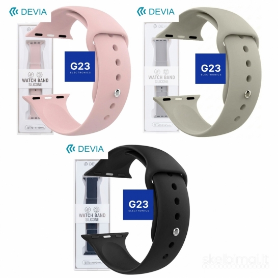 1822 Apyrankės dirželiai Devia Deluxe Sport Apple Watch 38 / 40 / 41 / 42 mm