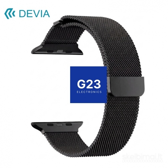 1823 Apyrankė dirželis Devia Elegant Milanese Apple Watch 44 / 45 / 46 / 49 mm