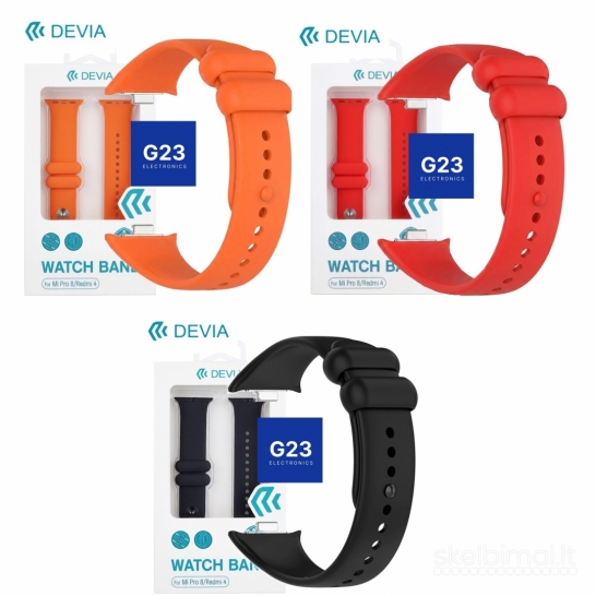 1826 Apyrankės dirželiai Xiaomi Mi Band 8 Pro, Redmi Watch 4 laikrodžiams Devia