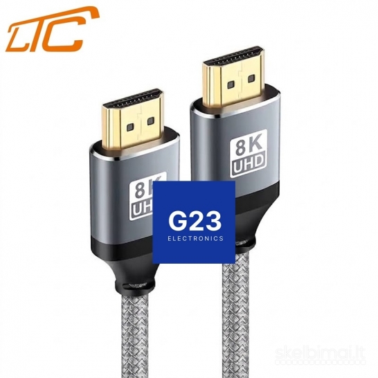1827 HDMI į HDMI laidas 5 m 8K 60Hz LTC WWW.G23.LT
