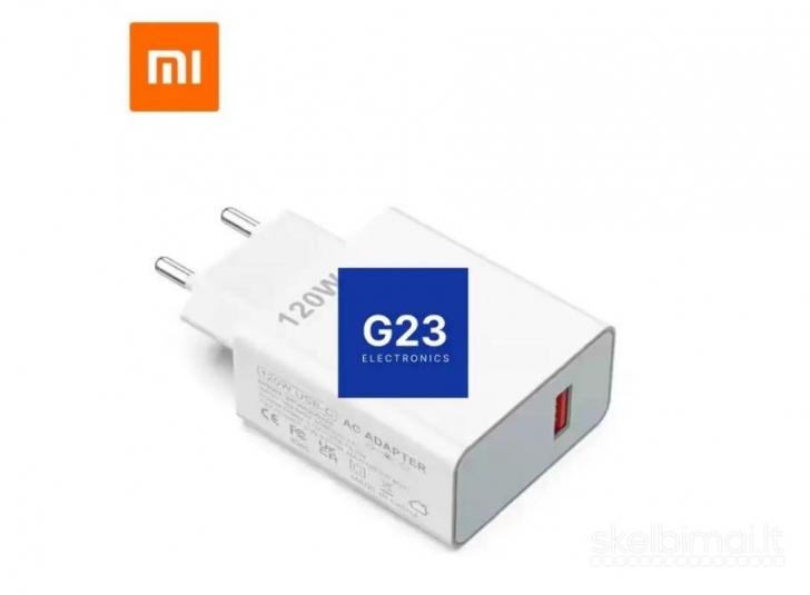 1828 Tinklo kroviklis 120W Xiaomi originalus hyper įkrova WWW.G23.LT