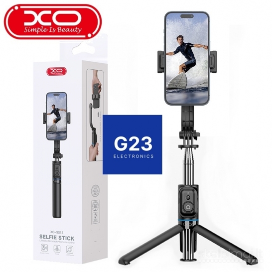 1831 Trikojis stovas asmenukių lazda XO SS13 Bluetooth 106 cm WWW.G23.LT