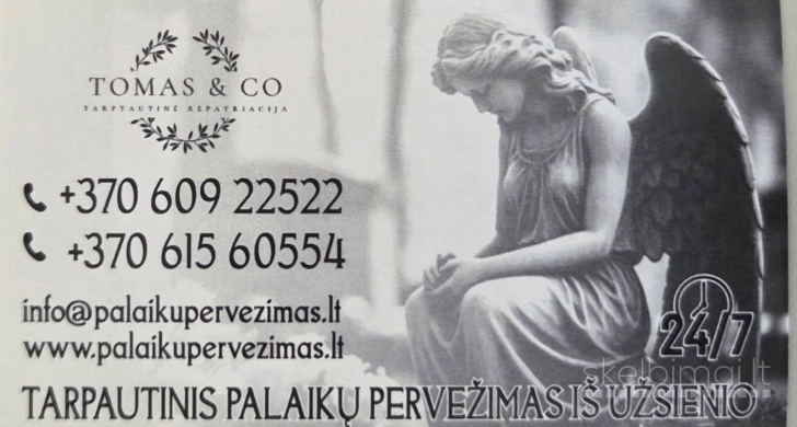 Tarptautinis palaikų pervežimas iš užsienio