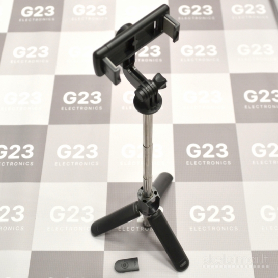 1830 Trikojis stovas asmenukių (selfie) lazda XO SS09 Bluetooth 64 cm WWW.G23.LT