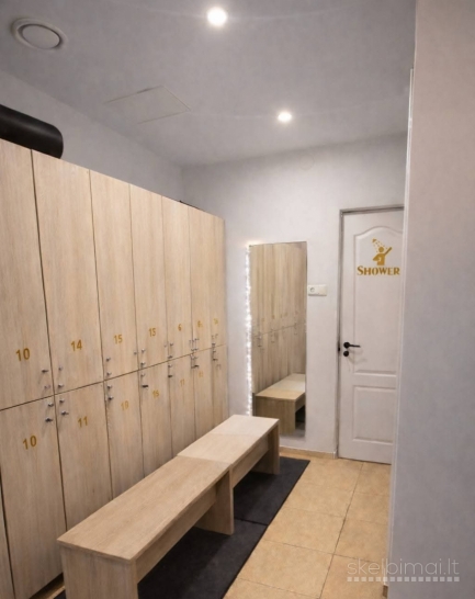 Salė patalpos sportui, šokiams ir kt užsiėmimams