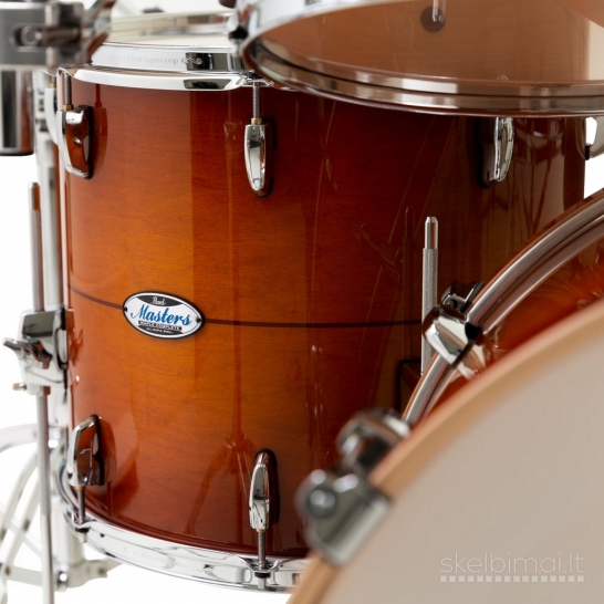 Pearl MCT924XEP/C840 Masters Maple Almond Red Stripe 4-Piece Shell Set