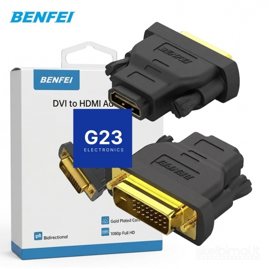 1835 DVI 24+1 į HDMI lizdą jungtis Benfei WWW.G23.LT
