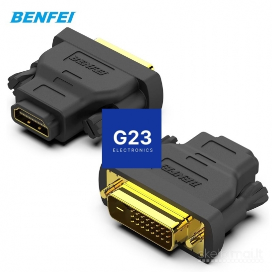 1835 DVI 24+1 į HDMI lizdą jungtis Benfei WWW.G23.LT