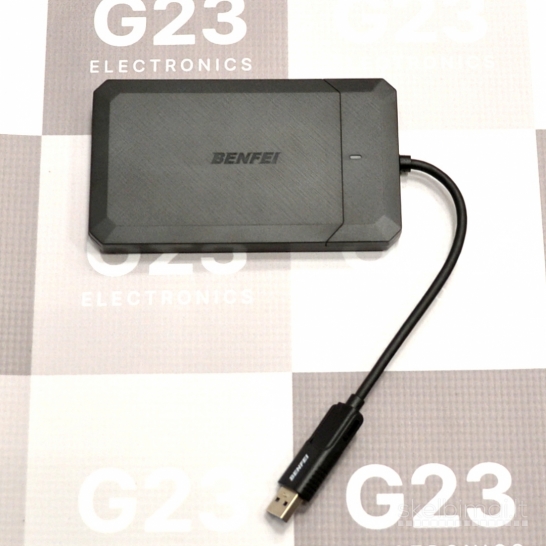 1837 Kietojo disko kišenė 2,5 colio SATA USB-C ir USB-A Benfei WWW.G23.LT