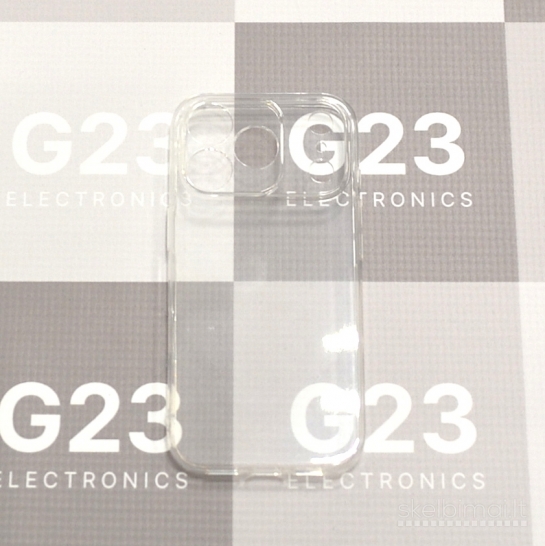 1842 C-Clear Plus skaidri nugarėlė Apple iPhone 17 Pro WWW.G23.LT