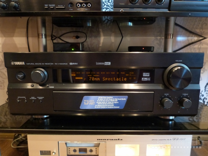 YAMAHA RX-V1300RDS Receiver. DTS 6.1. DTS Neo. 15kg. Kaip Naujas.