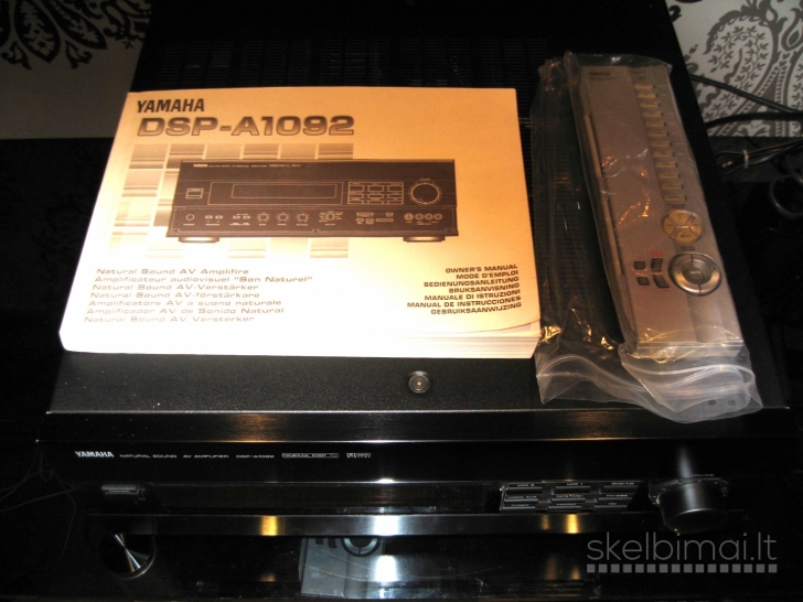 YAMAHA DSP-A1092 Flagship 1997m. 7.2channels amplifier.20kg. Naujas.Kolekcinis.
