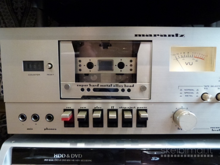 Marantz SD1015 Vintage Stereo Cassette Deck (1980). Puikiai veikia.