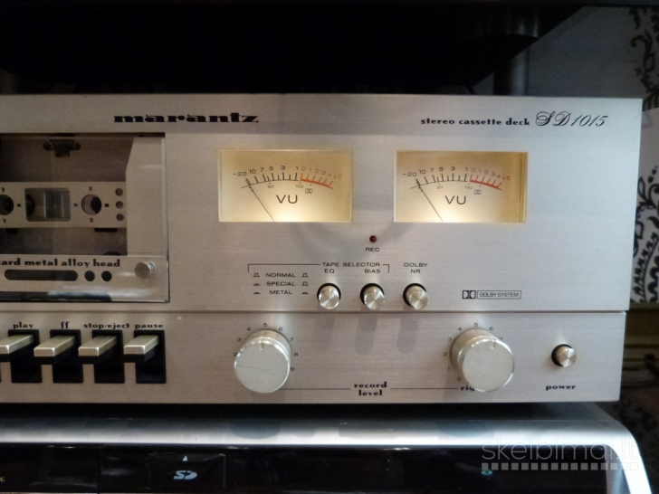 Marantz SD1015 Vintage Stereo Cassette Deck (1980). Puikiai veikia.