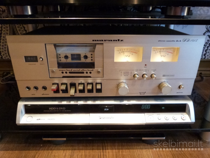 Marantz SD1015 Vintage Stereo Cassette Deck (1980). Puikiai veikia.