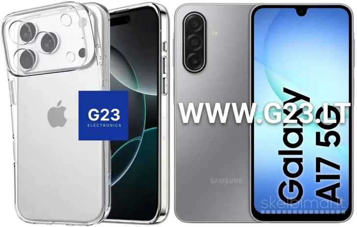 1845 C-Clear Plus skaidri nugarėlė Samsung Galaxy A17 WWW.G23.LT