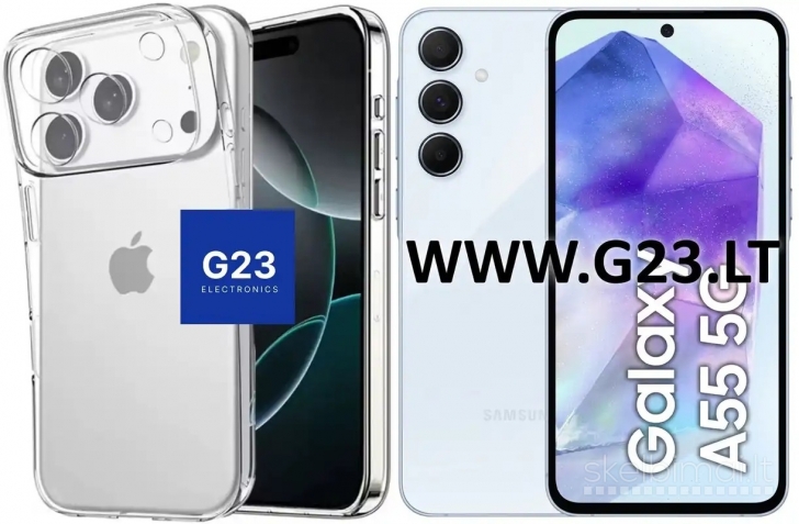1848 C-Clear Plus skaidri nugarėlė Samsung Galaxy A55 WWW.G23.LT