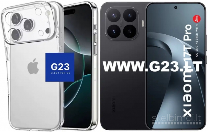 1854 C-Clear Plus skaidri nugarėlė Xiaomi 17T Pro WWW.G23.LT