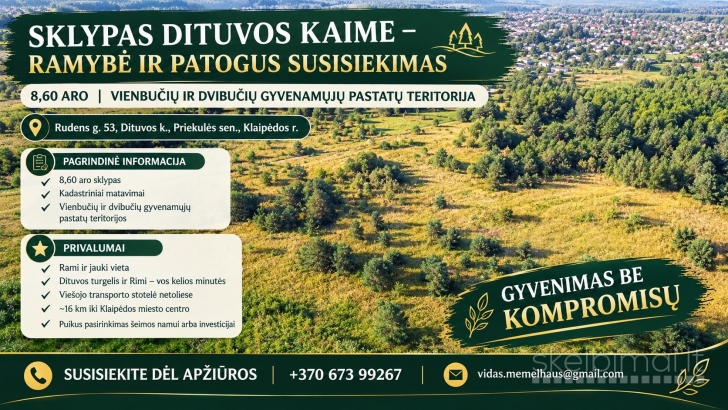 Parduodu sklypa.