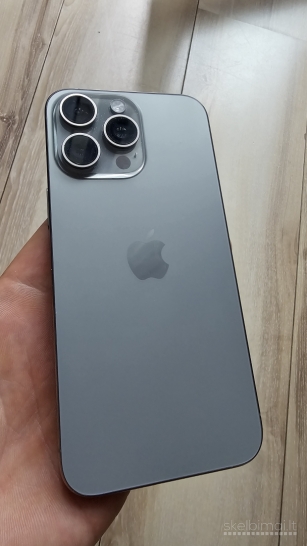 Apple iPhone 15 Pro Max 512 GB pilkas 290,36 eur