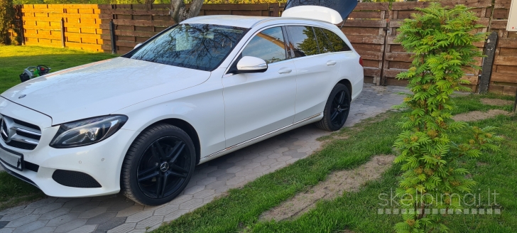 Mercedes benz C klasės R18 ratlankiai juodi matiniai