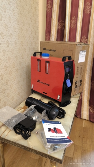 DYZELINIS ORO ŠILDYTUVAS 8 kW – 12/24V/220V SU ADAPTERIU