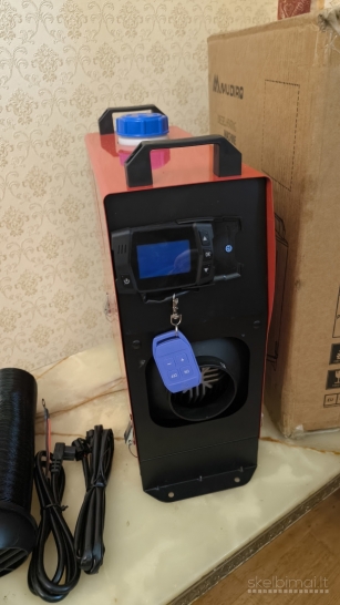 DYZELINIS ORO ŠILDYTUVAS 8 kW – 12/24V/220V SU ADAPTERIU